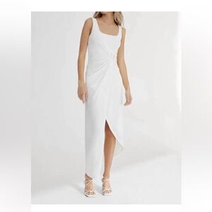 SIGNIFICANT OTHER Audrey Knotted Midi-Dress Size 6